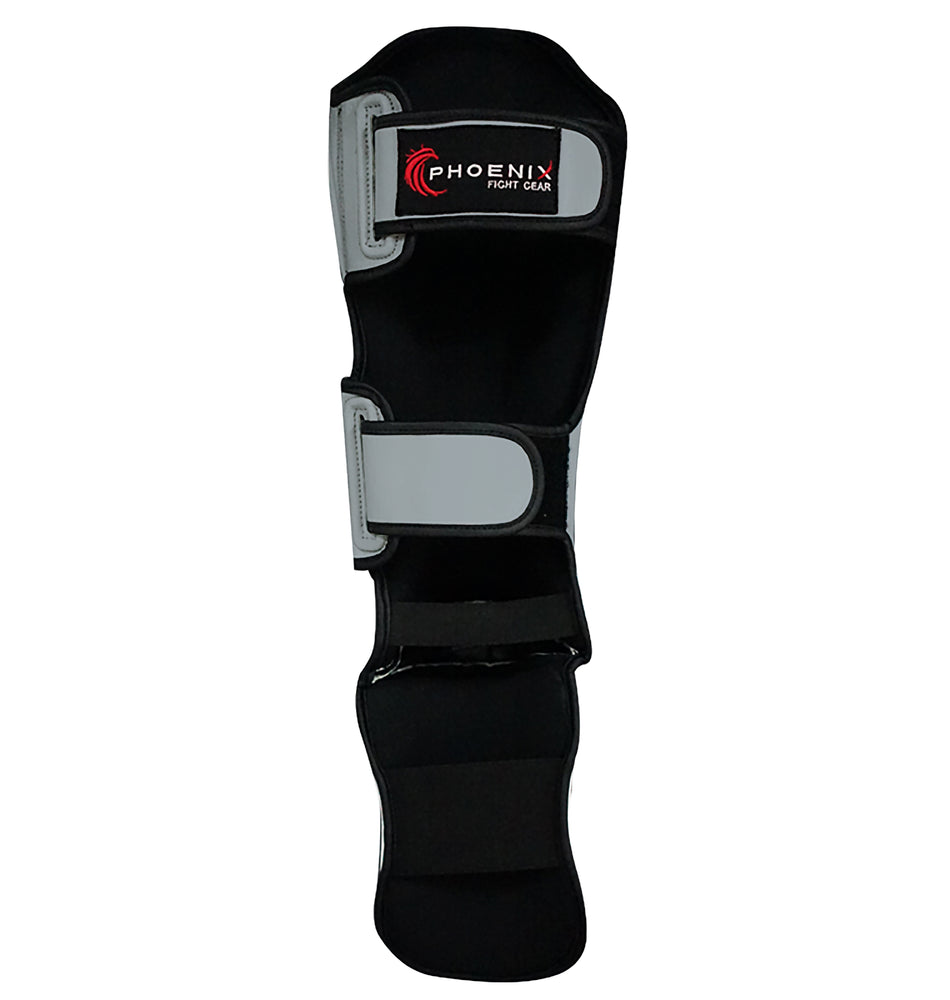 Flight Shin Guards with Extra Padding - Grey