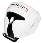 White Headgear With Cheek Chin Protection, Boxing Headgear Near Me, Headgear MMA, Headgear BJJ, Headgear Martial Arts, best mma headgear, boxing headgear