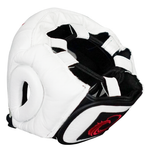 Flight Headgear with Cheek Protection - White