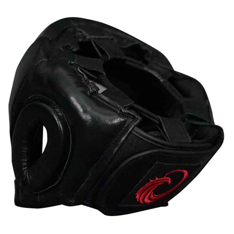 Flight Headgear with Cheek Protection - Black
