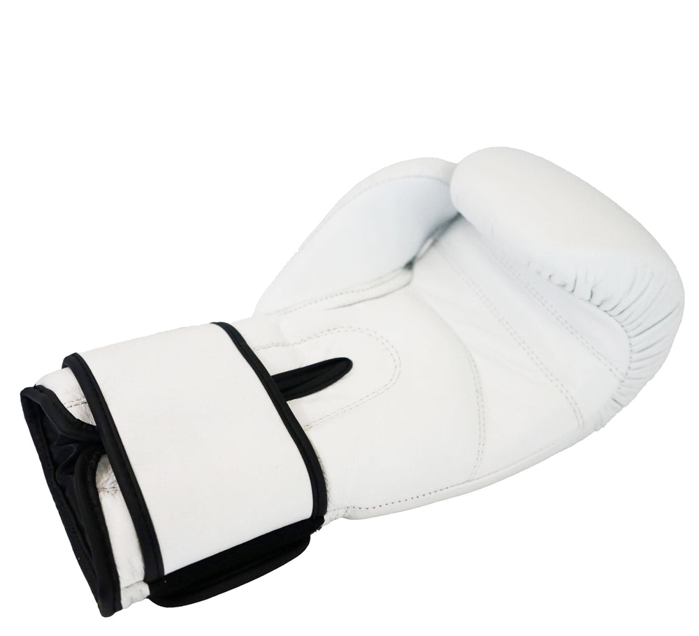 White Boxing Gloves 10oz, 12oz 14oz, 16oz, 18oz