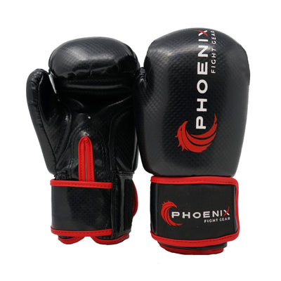 Black Kids Champion boxing gloves by Phoenix Fight Gear