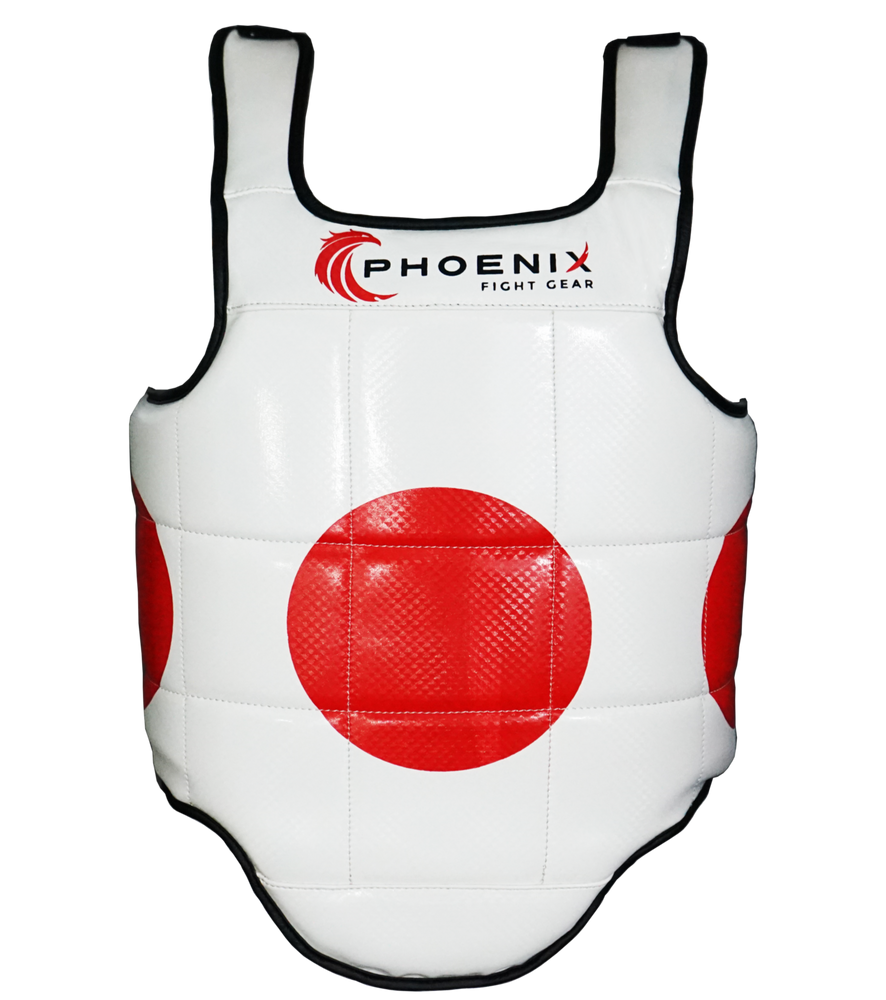 Kids Champion Reversible Chest Protector - White