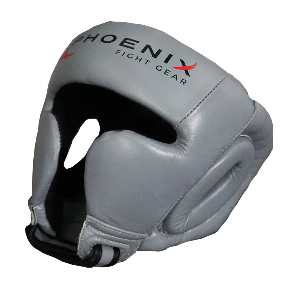 Flight Headgear with Cheek Protection - Grey