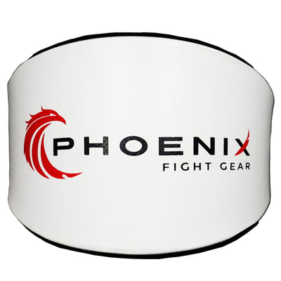 White Kids Champion belly protector by Phoenix Fight Gear