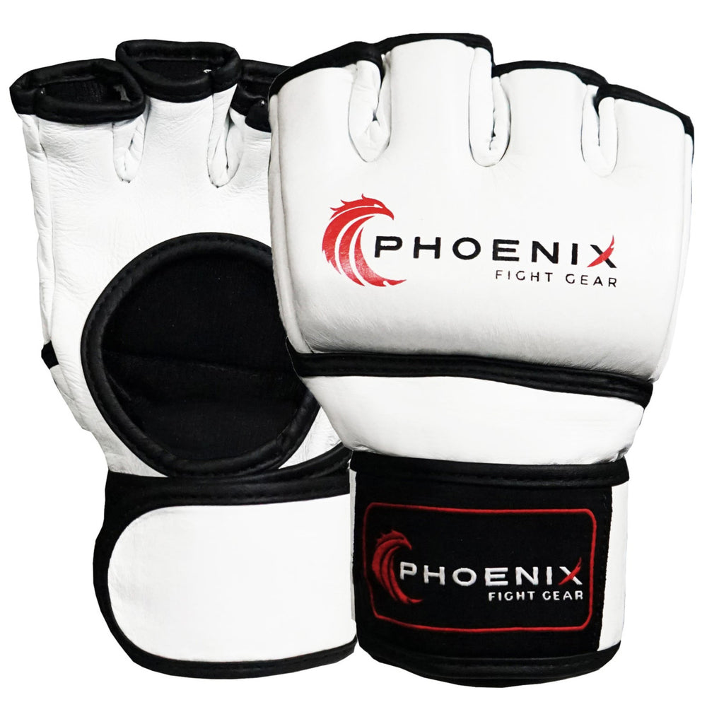 Flight MMA Fight Gloves - White
