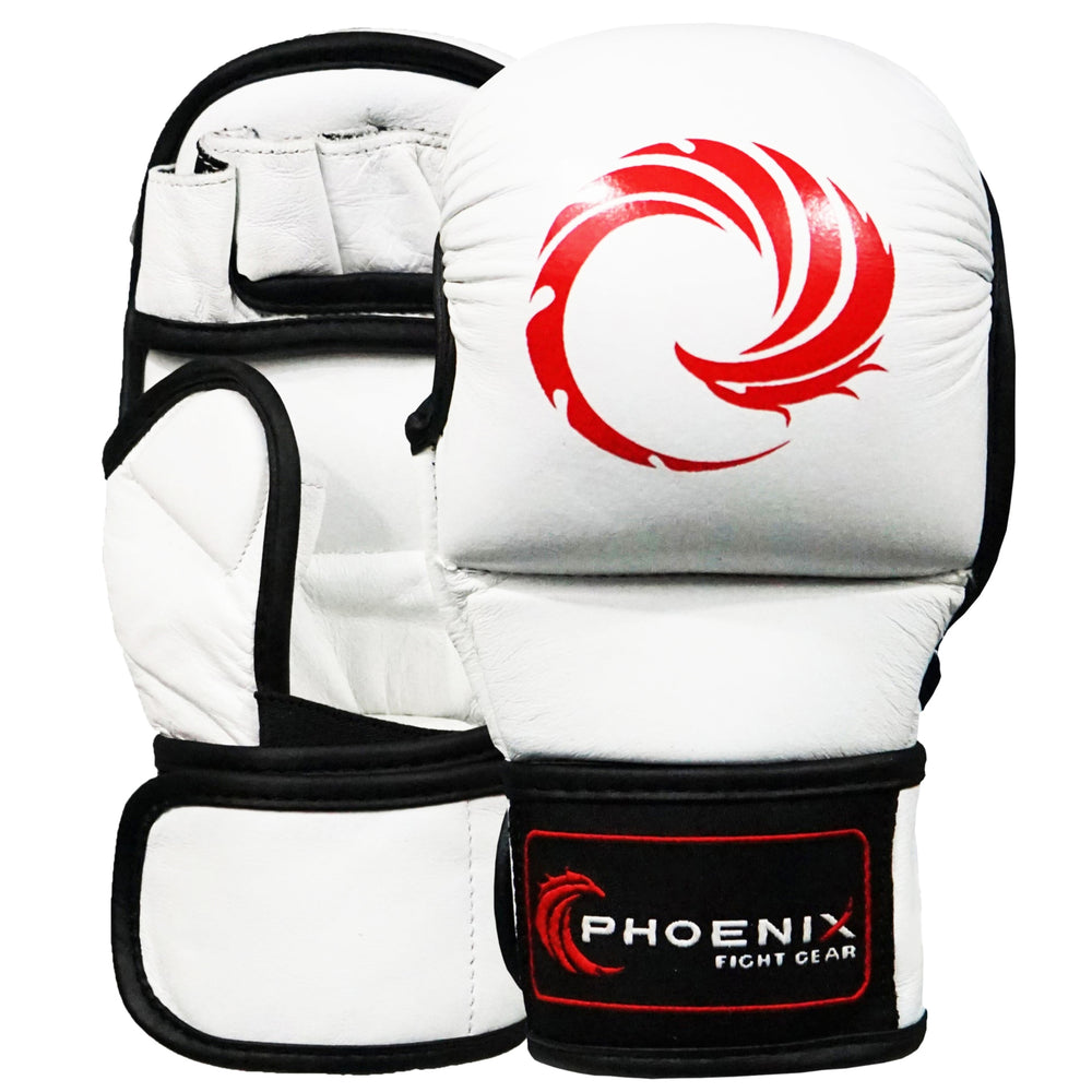 mma gear near me White Flight MMA Training Gloves by Phoenix Fight Gear