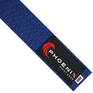 Blue martial arts belt by Phoenix Fight Gear