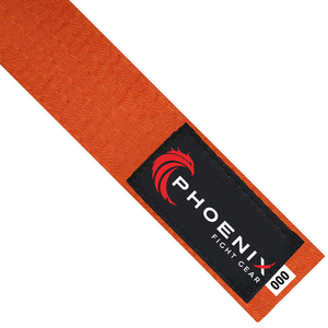 Orange martial arts belt by Phoenix Fight Gear