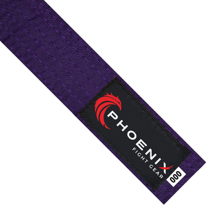 Purple martial arts belt by Phoenix Fight Gear